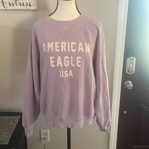 American Eagle USA purple crewneck size L